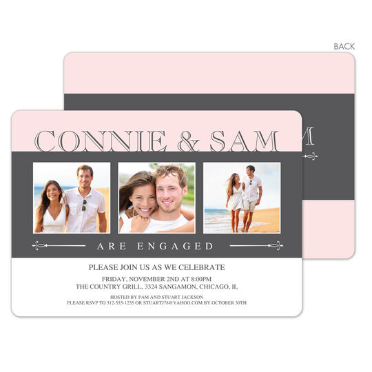 Blush Blissful Love Invitations